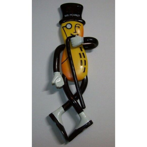 Mr Peanut Doll Planters Peanuts Rubber Bendable Toy Figure Gift For Mom Or Dad - Picture 2 of 8